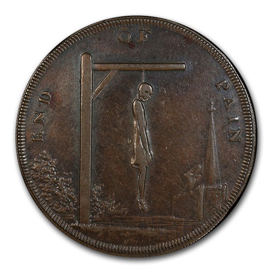 1793 Middlesex 1/2 Penny Conder Token AU-53 PCGS 1793 Middlesex 1/2 Penny Conder Token AU-53 PCGS